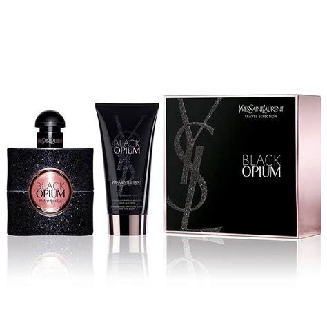 ysl black opium body cream|black opium 50ml gift set.